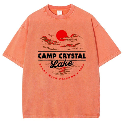 Camp Silver Pine 1980 Vintage Distressed T-shirt