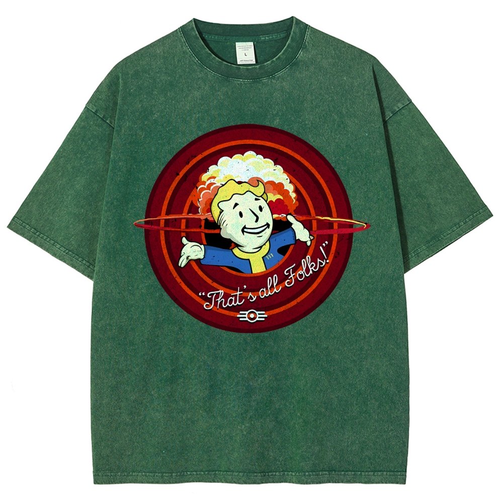 That's all folks Vintage Distressed T-shirt