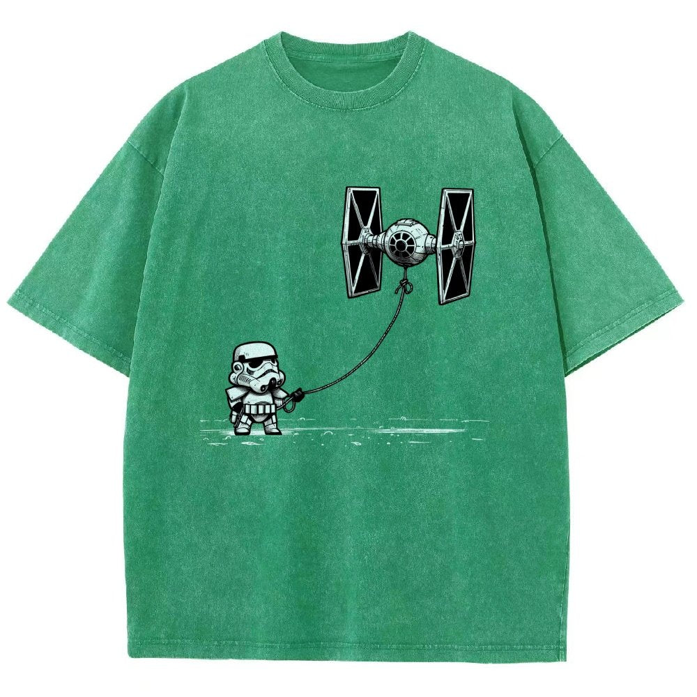 Flying The Galactic Alliance's Kite Vintage Distressed T-shirt