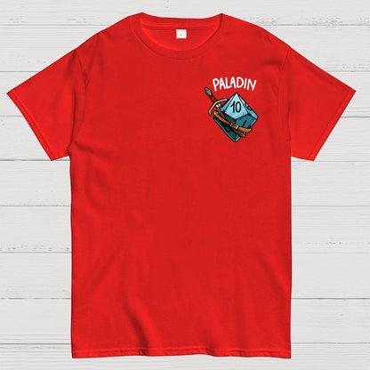 Paladin Dice Front And Back Printing Geek T-Shirt