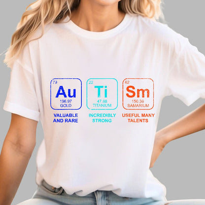 Autism Periodic Table Geek T-Shirt