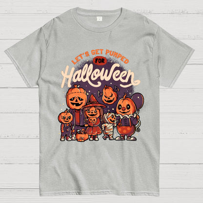 Pumped for Halloween - Cute Pumpkin Geek T-Shirt