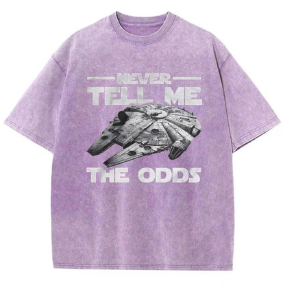 Never tell me the odds Vintage Distressed T-shirt