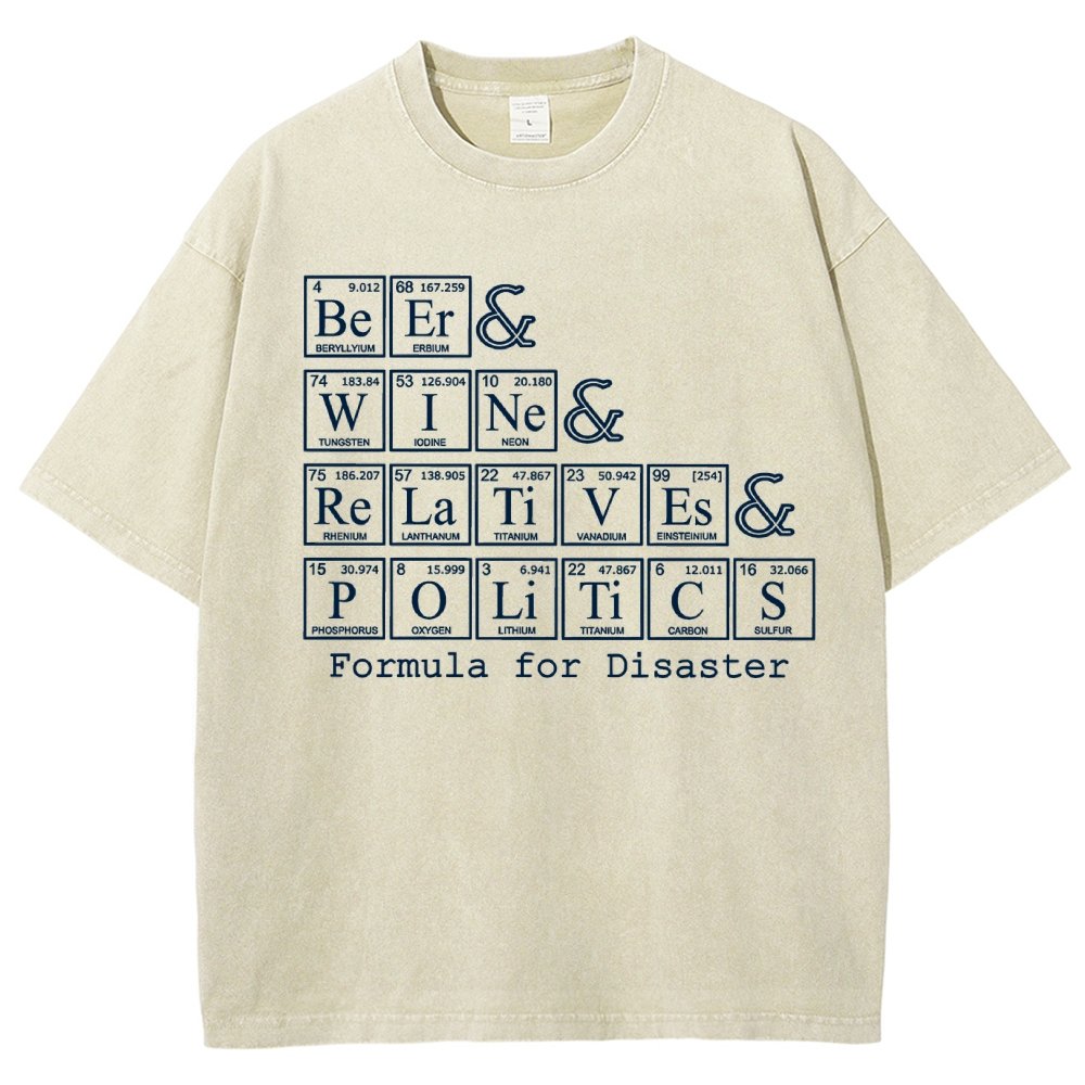 Formula For Disaster Vintage Distressed T-shirt