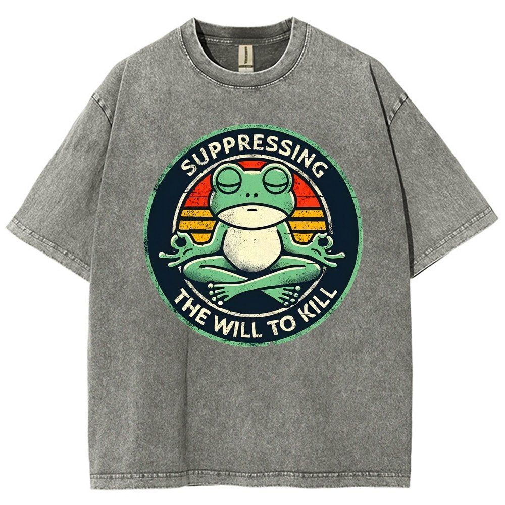 Suppressing The Will To Kill Vintage Distressed T-shirt