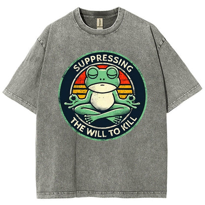 Suppressing The Will To Kill Vintage Distressed T-shirt