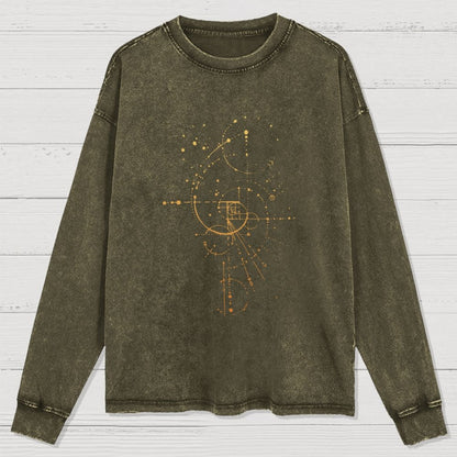 Fibonacci Washed Long Sleeve Tee
