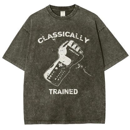 Classically Trained Gamer Vintage Distressed T-shirt