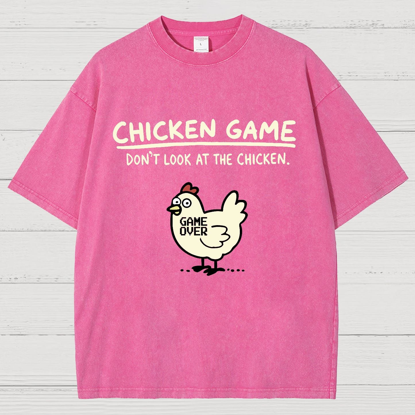 Chicken Game Vintage Distressed T-shirt