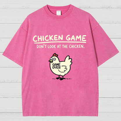 Chicken Game Vintage Distressed T-shirt