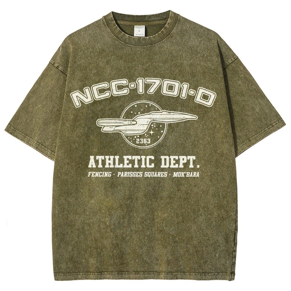 Space Athletic A New Generations Vintage Distressed T-shirt