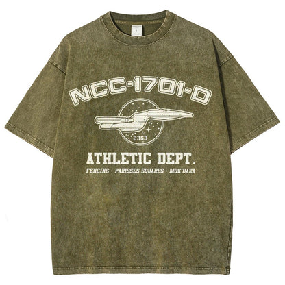 Space Athletic A New Generations Vintage Distressed T-shirt