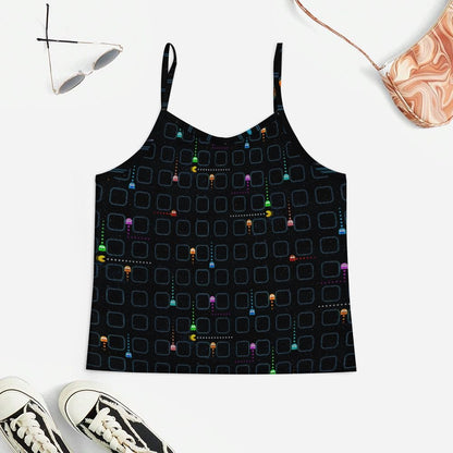 Little Monster Game Geeky Shirt Women's Geek Suspender Cami Set