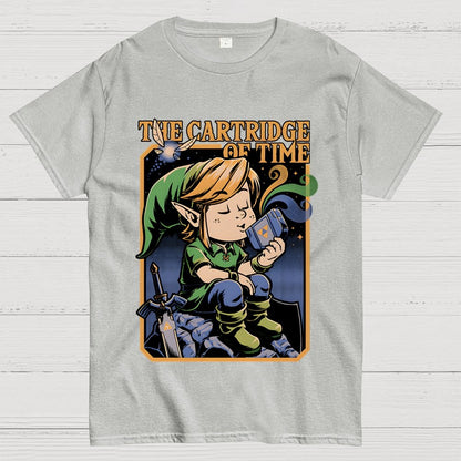Vintage Game Elf Geek Cotton T-Shirt