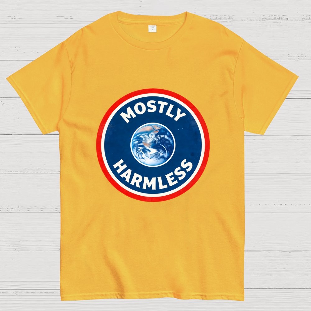 Mostly Harmless Art Print Geek T-Shirt