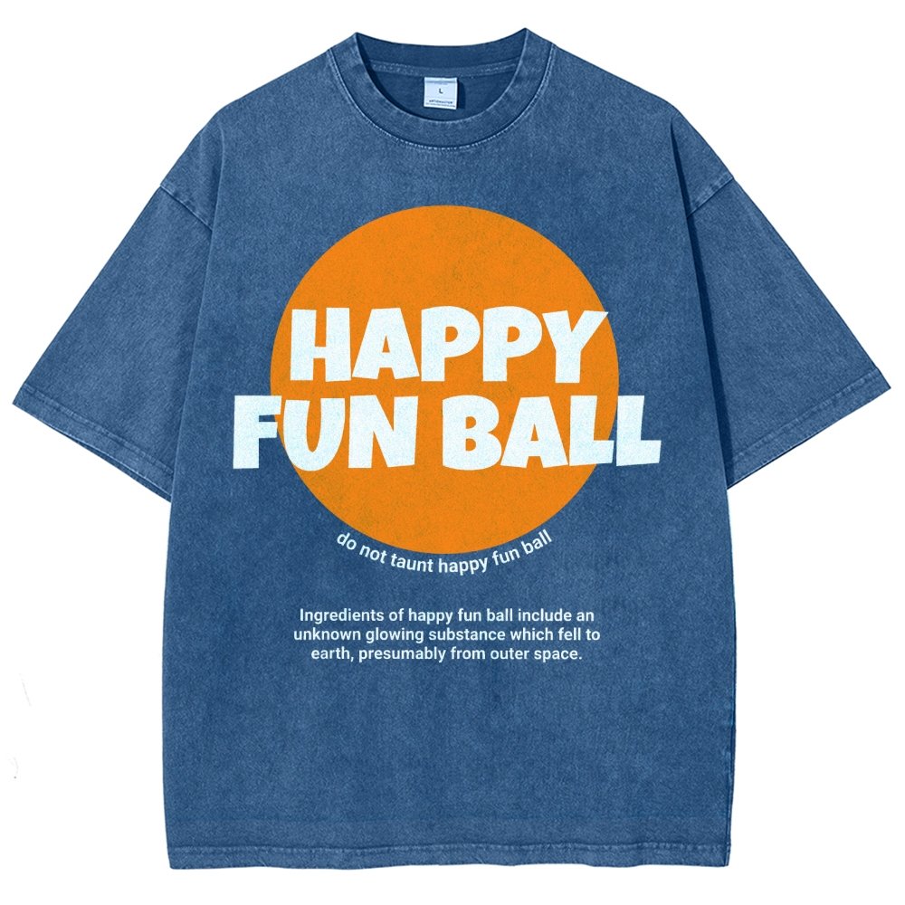 Happy Fun Ball Vintage Distressed T-shirt