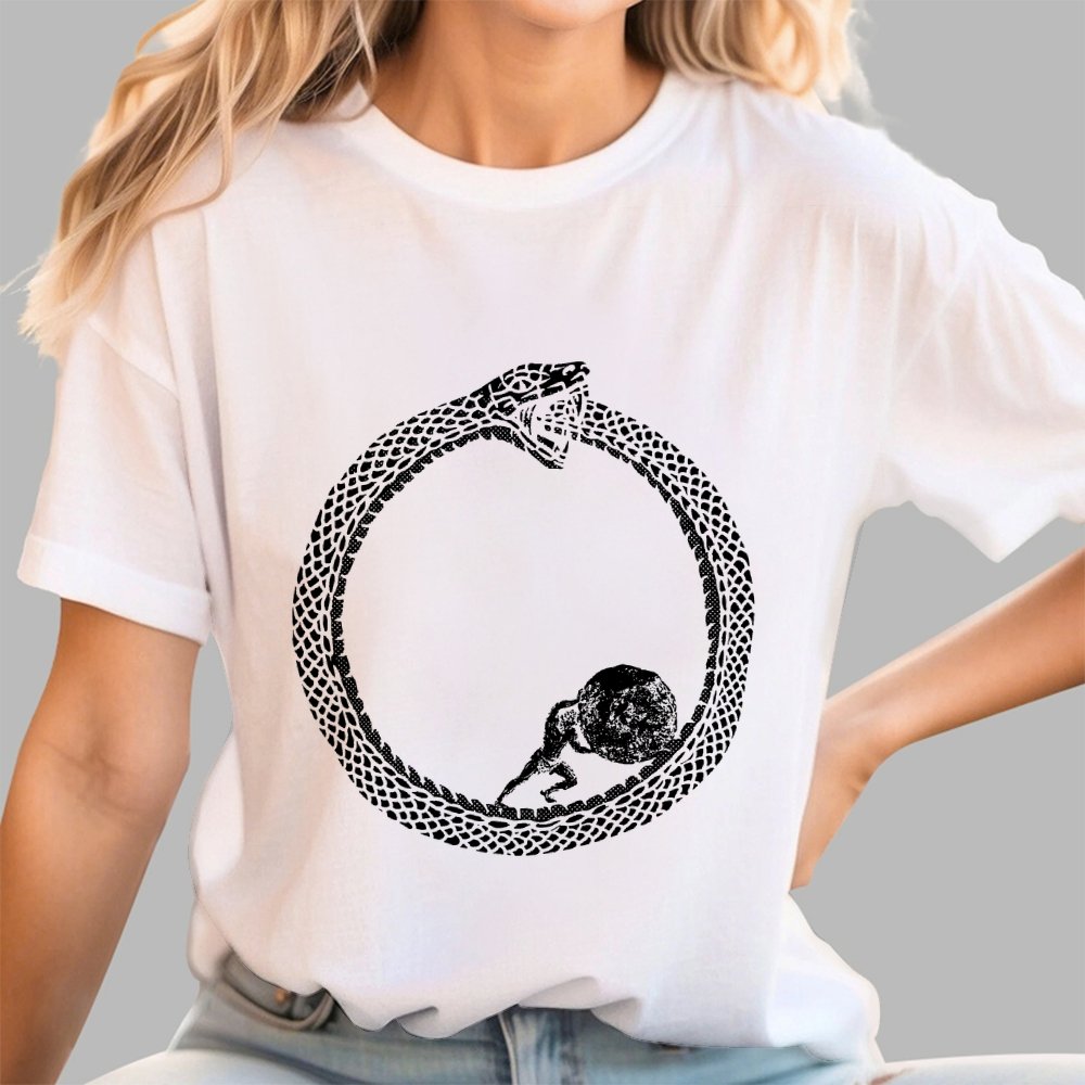 Sisyphus In Ouroboros Geek T-Shirt