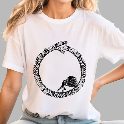 Sisyphus In Ouroboros Geek T-Shirt