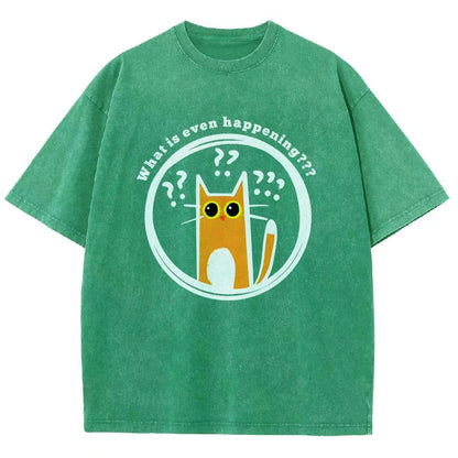 What is Even Happening Vintage Distressed T-shirt