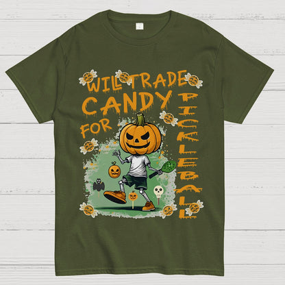 Halloween Pumpkin Man Geeky T-Shirt