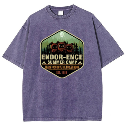 Elysian-Ence Vintage Distressed T-shirt