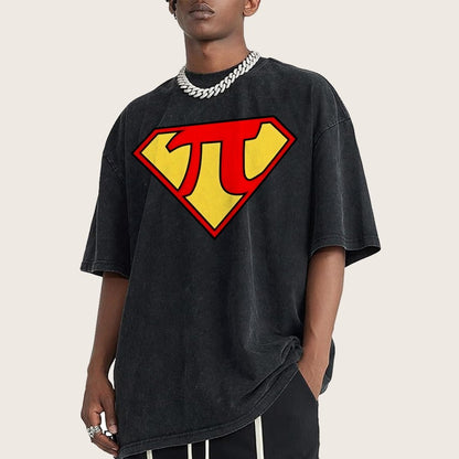 Super Pi Hero Vintage Distressed T-shirt