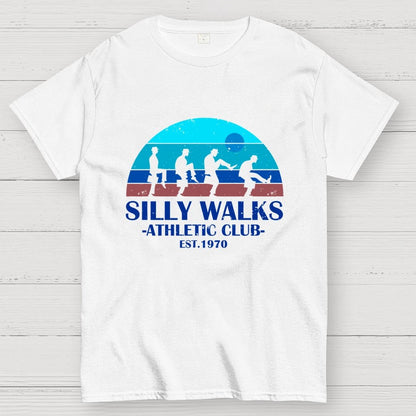 Silly Walks - Athletic Club Unisex Geek T-Shirt