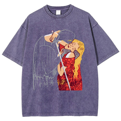 Valentine's Day.The Dread Pirate's Kiss Vintage Distressed T-shirt