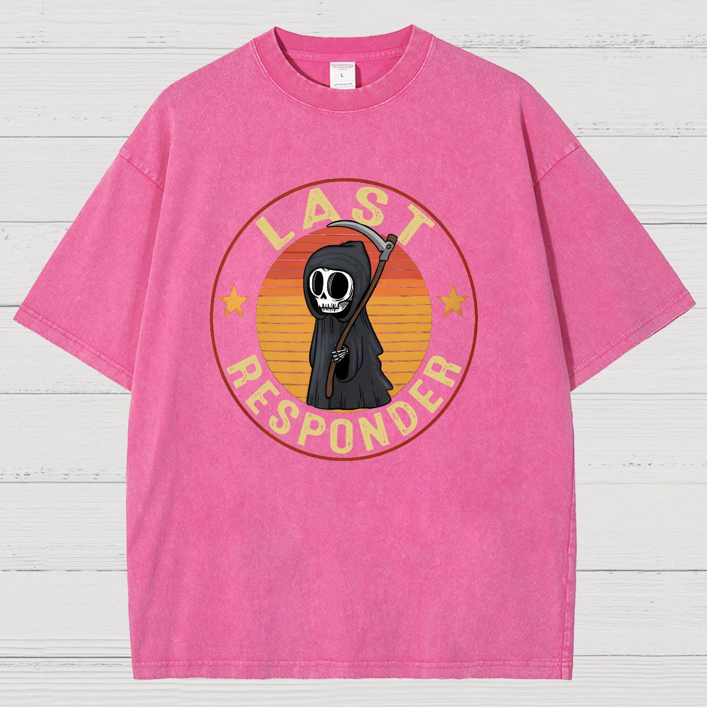 Last Responder Vintage Distressed T-shirt
