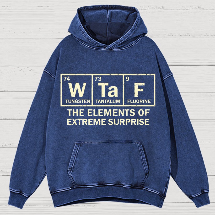 The Extreme Element of Surprise Vintage Distressed Hoodie