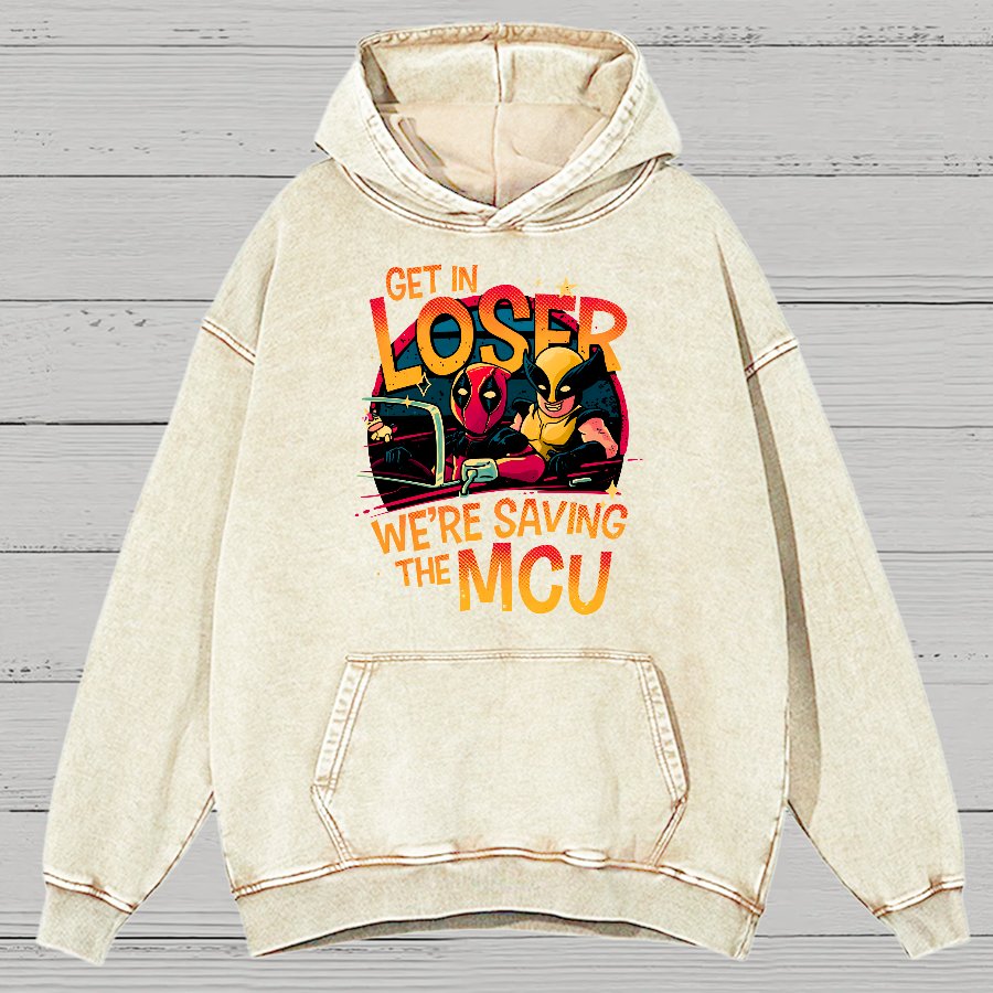 Saving The Universe Vintage Distressed Hoodie