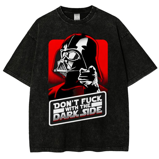 Dark Power Vintage Distressed T-shirt