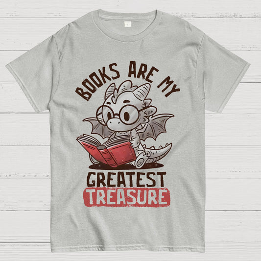 Books Are My Greatest Treasure Geek T-Shirt