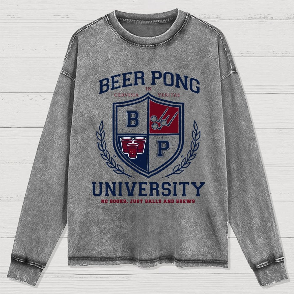 BP University Washed Long Sleeve Tee