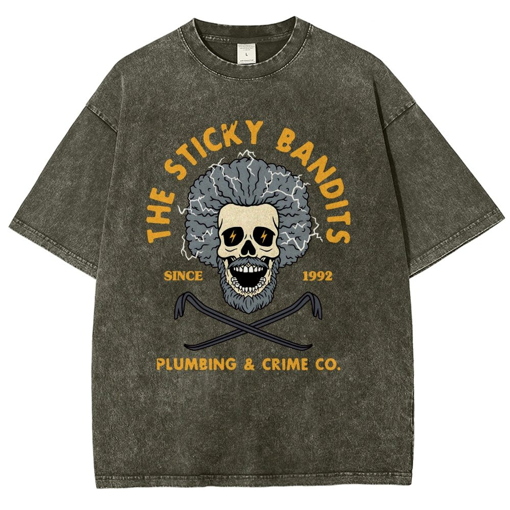 The Sticky Bandits Vintage Distressed T-shirt