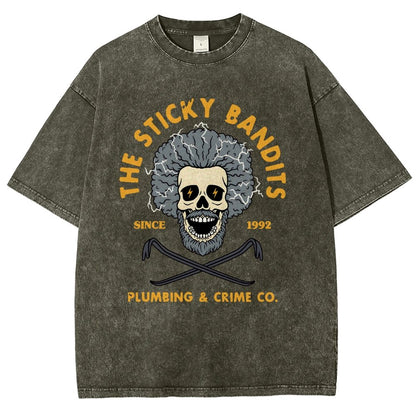 The Sticky Bandits Vintage Distressed T-shirt