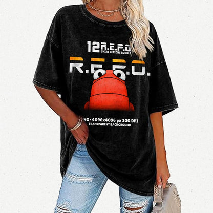 R.E.P.O. Game Funny Meme Vintage Distressed T-shirt
