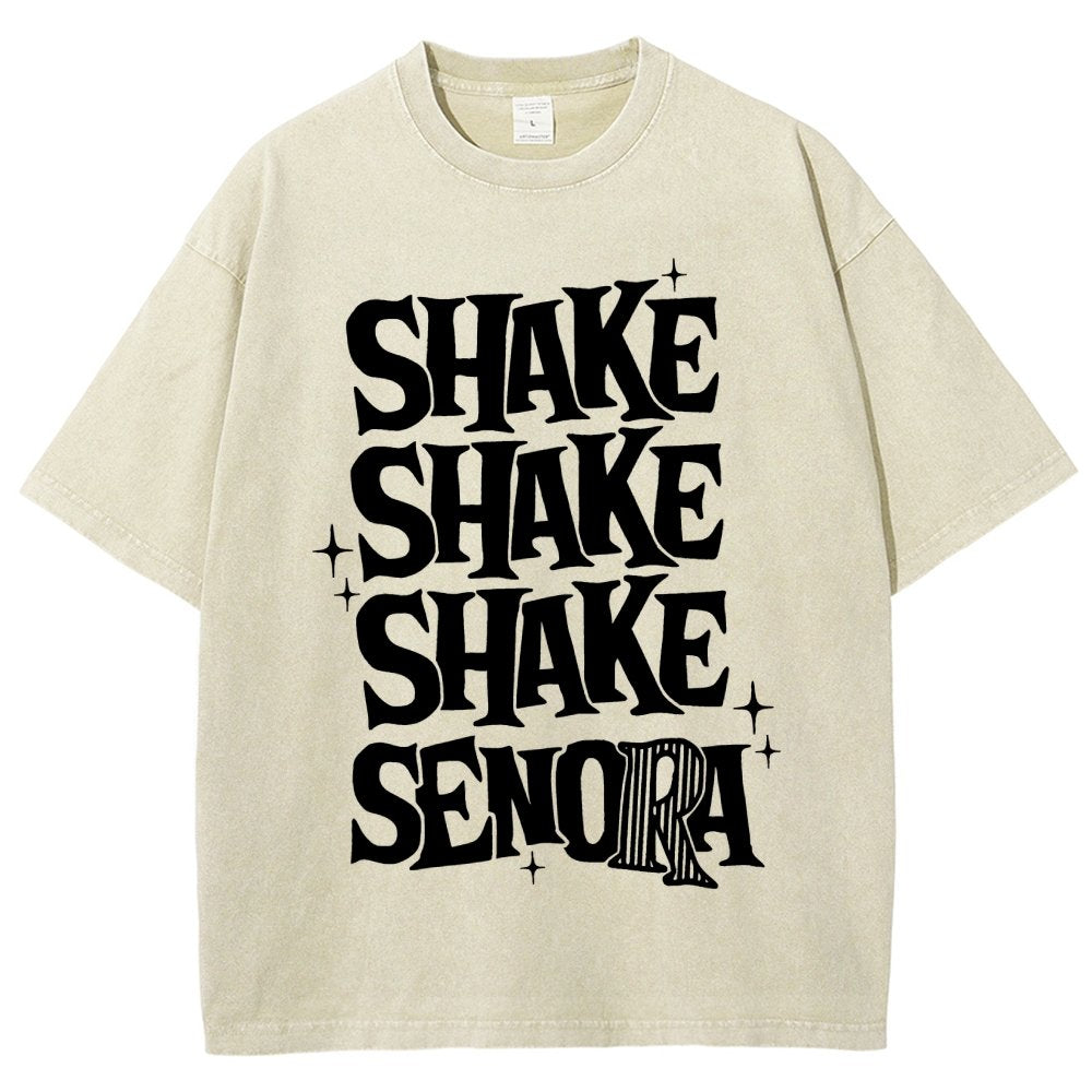 Shake Shake Shake Senora Halloween Vintage Distressed T-shirt