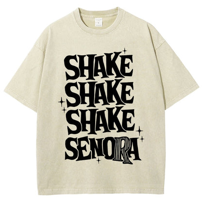 Shake Shake Shake Senora Halloween Vintage Distressed T-shirt