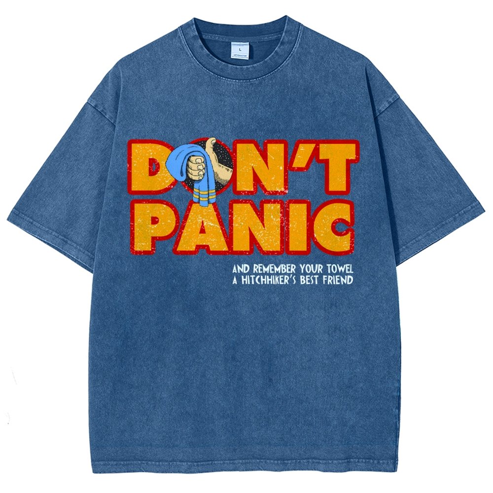 Pon't Panic Vintage Distressed T-shirt