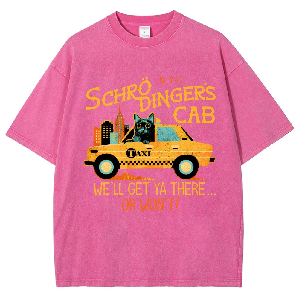 Schrodinger's Cab Vintage Distressed T-shirt
