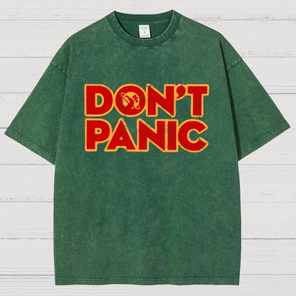 Dont Panic Vintage Distressed T-shirt