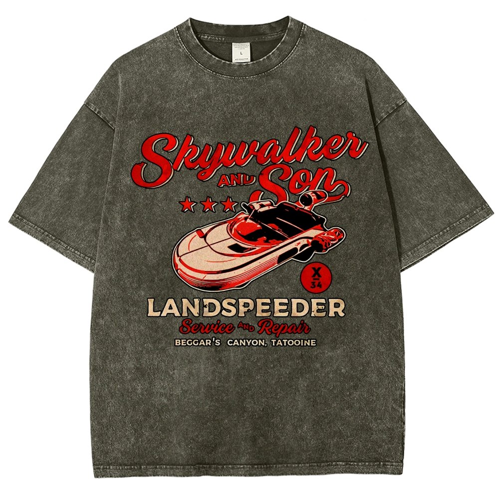 Speeder Shop Vintage Distressed T-shirt
