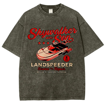 Speeder Shop Vintage Distressed T-shirt