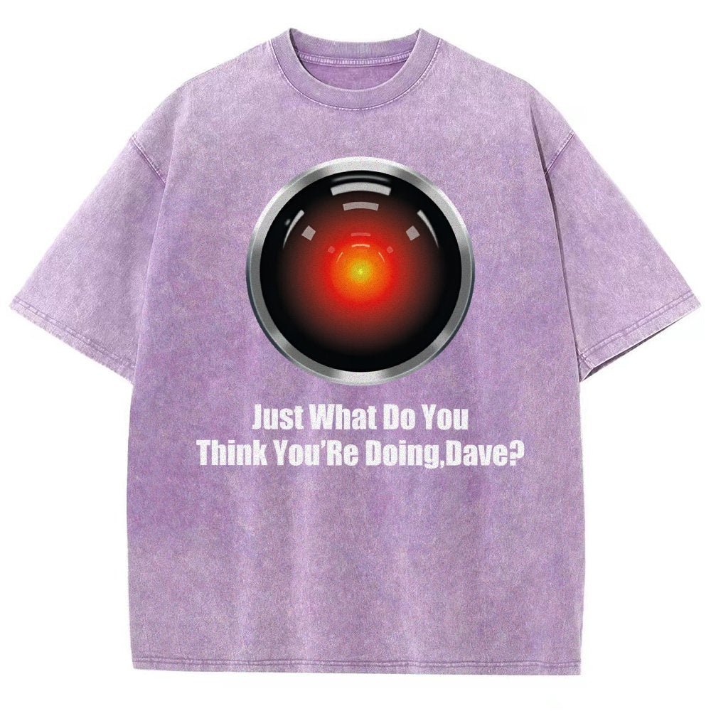 What Do You Think You’Re Doing,Dave? Vintage Distressed T-shirt