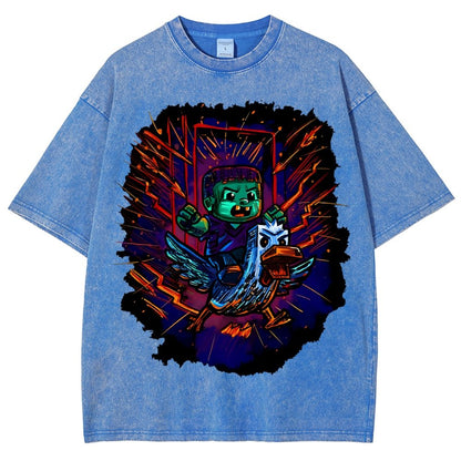 What the Cluck Vintage Distressed T-shirt