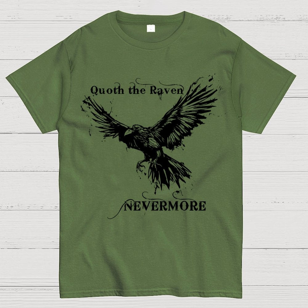 Quoth the raven Nevermore Geek T-Shirt