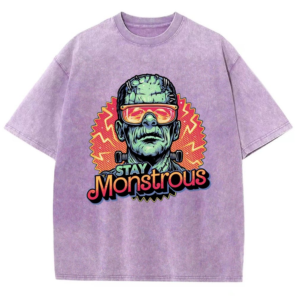 Stay Monstrous Vintage Distressed T-shirt