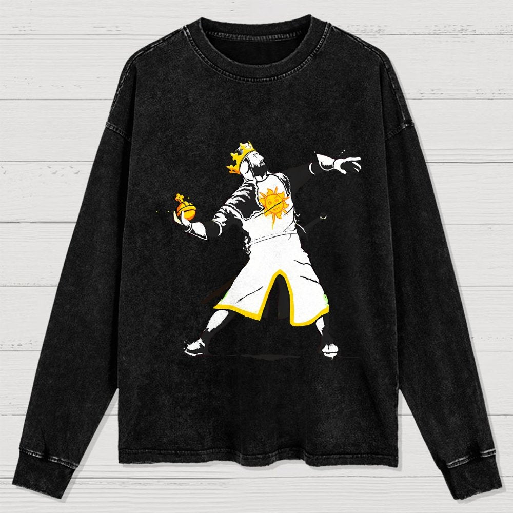 Holy Hand Grenade Washed Long Sleeve Tee