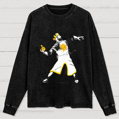 Holy Hand Grenade Washed Long Sleeve Tee